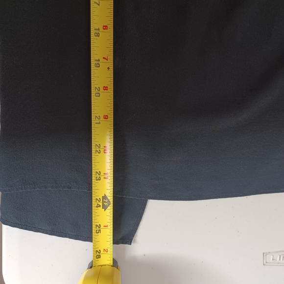 Club Monaco 100% Silk Cutout Back Office Blouse - Picture 8 of 11